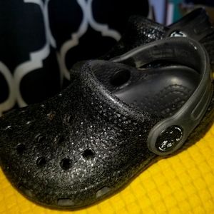 Toddler Glitter Crocs